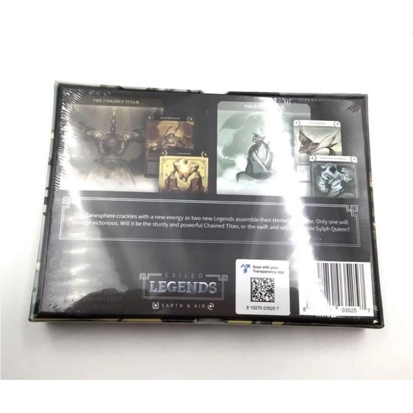 New Exiled Legends Card Game Strategy 2-5 Players 70 cards 30-60 mins 14+ Sealed - Picture 2 of 2